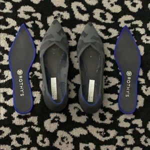 Original Release Rothy’s Dark Camo Points Size 10